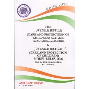Asia Law House's Bare Act on The Juvenile Justice (Care and Protection of Children) Act, 2015 & Rules, 2016 | JJ Act & Rules